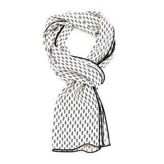 WIMAC 男士 Akel Liftree 長款圍巾 象牙白