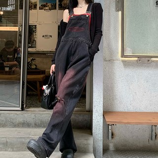 Awesomeful Mulier 牛仔吊帶褲 A24SPP120835