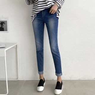 Ppin 女款內鬆緊帶彈性反褶哈倫褲 75414