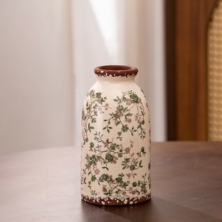 Souplace 花卉復古陶瓷花瓶, TYPE2(S265-0014T2S)