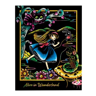 Lago Design 童話系列刮畫著色板 8入組, 1個, 童話