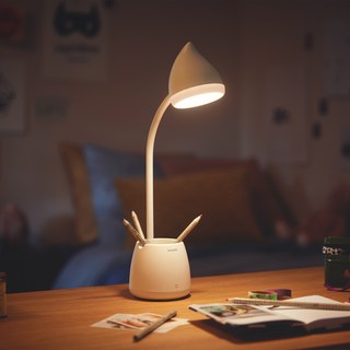 필립스 Hat LED 학습용 스탠드 DSK213, 화이트