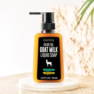 OLIVOS 奧莉芙的橄欖手工皂 土耳其冷壓初榨橄欖油液態皂, 1個, 450ml
