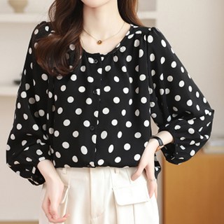 Chichills 艾米法式圓點女衫 11039
