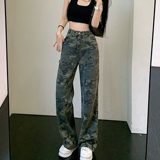 Poplar &amp; C 女式轉身軍裝褲