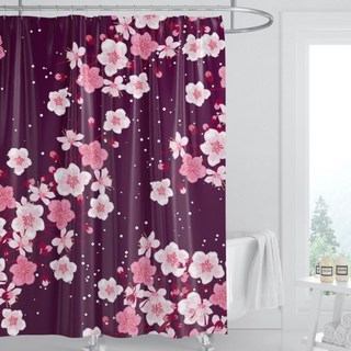 Karis 高級圖案系列 浴室浴簾 A14 180 x 180 cm, 1個