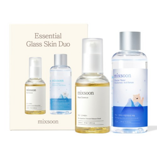 mixsoon 光彩疊層大豆精華 50ml + 冰河水玻尿酸精華 100ml 套組, 1個, 150ml