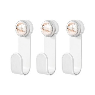 小麥購物 G889 吸盤旋轉鍋蓋架 74g, 純淨白, 3個