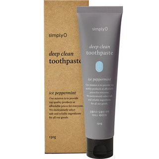 simplyO 深層潔淨牙膏, 130g, 1個