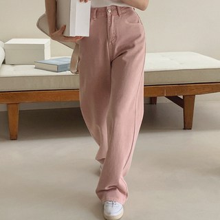 어나더TWEE 여성용 뮤지엄 세미 와이드 코튼 팬츠 tps0479