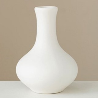 輝京日 莫蘭達 迷你陶瓷花瓶, 月光白