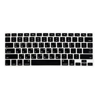 애니클리어 맥북컬러키스킨 실리콘 에어 프로 레티나 터치바, 블랙, 1개