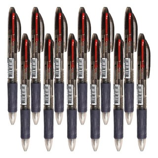 morning glory 纖細三色原子筆 0.7mm, 煙熏, 12支