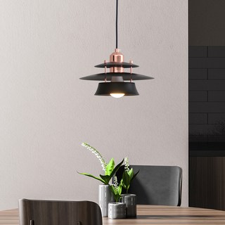 파파 레이크 1등 팬던트조명, 블랙