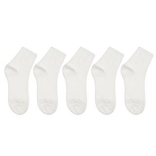 parkgoon MJ 女款學生款麻花短襪 5雙