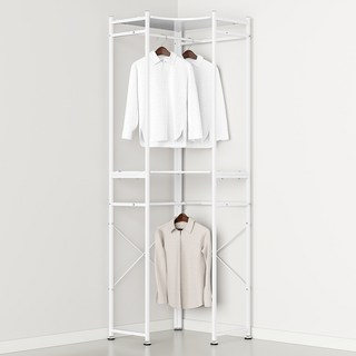 HABITY 高級轉角吊衣架, 白色