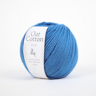 Ancalls 燕麥棉花針織線, 1個, 212寶礦力藍