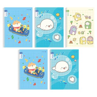 Morning Glory Chaeum系列 國小1-2年級 線圈國語10格筆記本 5入組, A, 1組