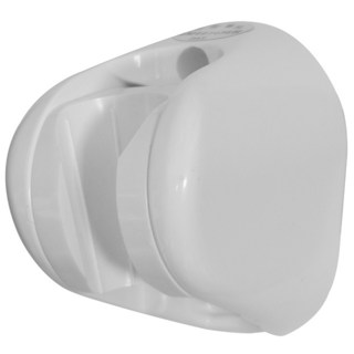 免再鑽可調蓮蓬頭掛座, 白色