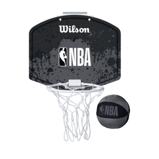 Wilson NBA迷你籃板 WTBA1302NBABL, 黑色+灰色