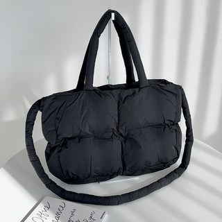 FROMHEAVEN 日常雲朵肩背斜背包 S460, 黑色