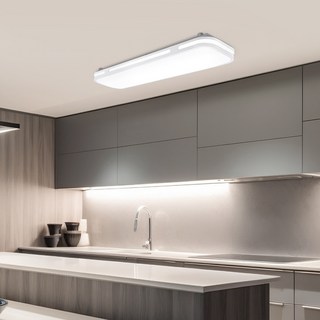 Yeonha 無頻閃 LED 長方形 Narsha 廚房 浴室 吸頂燈 30W, 日光色(白色)