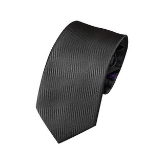 MSCOPE 斜紋素色拉鍊式自動領帶 MN004