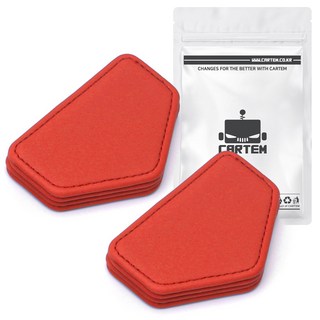 CARTEM 車用固定器安全帶夾扣, 亮點紅, 2個