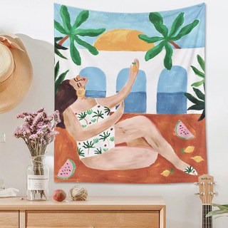 北歐插畫掛牆布藝海報 010 GT3001