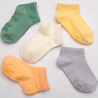 wesocks&papamom 孩童羅紋短襪 5件組