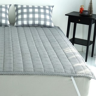 Bassum 固定帶夏季泡泡紗睡墊, 灰色