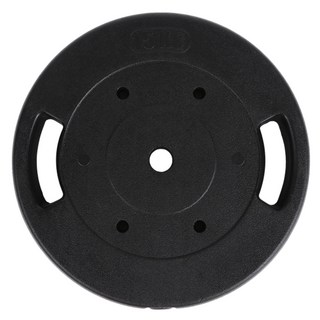 ALEAF PVC塗層動態輕量槓鈴片 30mm用, 1個, 15kg, 黑色