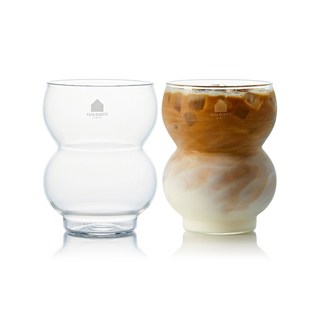 CASA MUUTTI 雙層玻璃單壁Dos杯 L 420ml, 2個, 透明