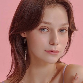 Tirr Lirr 女款 14K 鮮豔拉長石耳環 + 購物袋