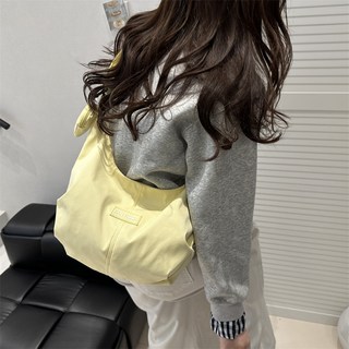 unheve 簡約餃子斜背包, 03 黃色