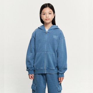 MaritheFrancoisGirbaud 兒童款染色連帽拉鍊外套