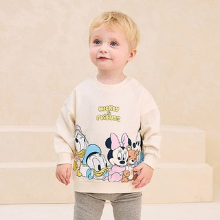 milkmile 迪士尼 兒童 Baby 米奇與好朋友們 Love 大學T恤
