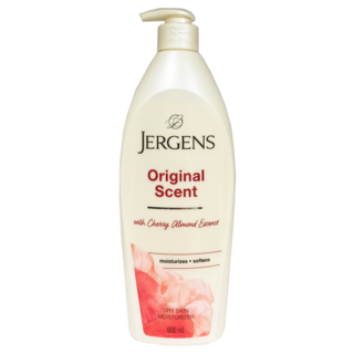 JERGENS 珍柔 杏仁櫻桃 600ml 身體乳液 保濕乳液 身體護理, 1件