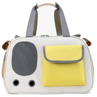 EcopetWith 貓咪外出背包 黃色 45 x 26 x 28cm, 1個