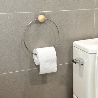 모나코올리브 무타공 휴지 홀더 링, 원컬러, 1개