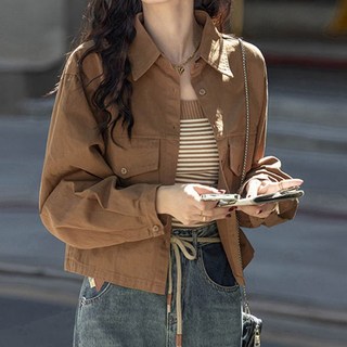 I'M MONG 女款Kurami復古風格短夾克