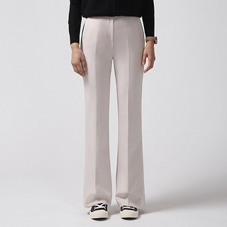 레몬소울 여성용 밴딩 스판 링클프리 부츠컷 숏 슬랙스 6792