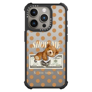 MOLAN CANO 防撞透明泰迪熊設計手機殼