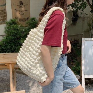 蓬鬆雲朵單肩包