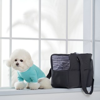 REDPUPPY 寵物 Dingo Pleats 外出提籠, 1個, 深灰色