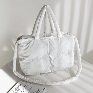 FROMHEAVEN 日常雲朵肩背斜背包 S460, 白色