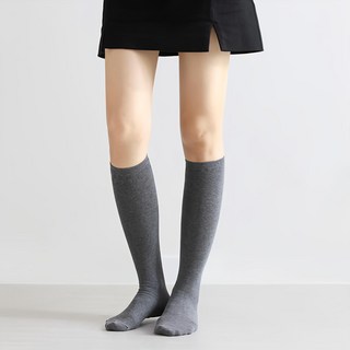 COZY LABEL 女性百搭基本款及膝襪