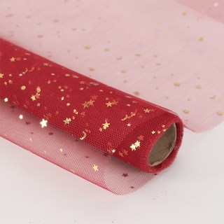 Maket Gamseong 花束包裝網紗, 星星紅, 2個