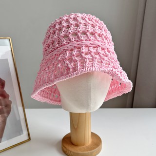 Vavisoo Loopy風夏季網紗針織漁夫帽