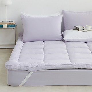 韓國 amante Dream Well防塵蟎絎縫薄床墊, 薰衣草紫色